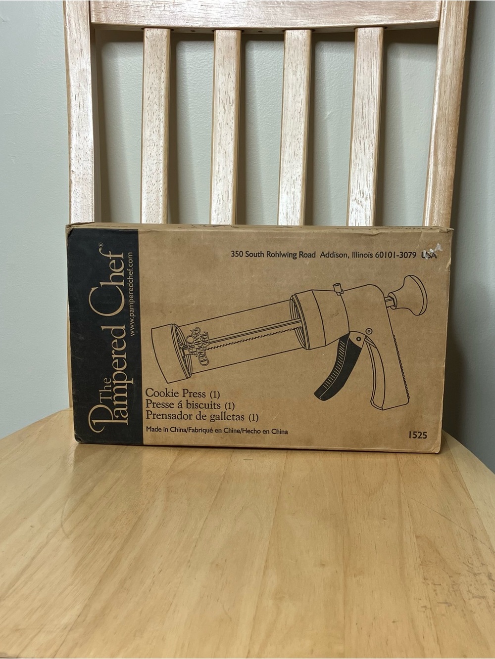 The Pampered Chef Cookie Press 1525